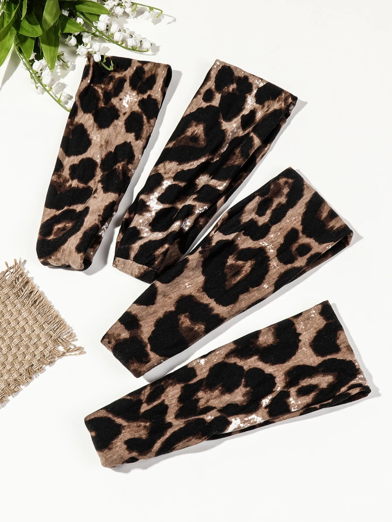 Lot 4 Bandeaux Torsadés