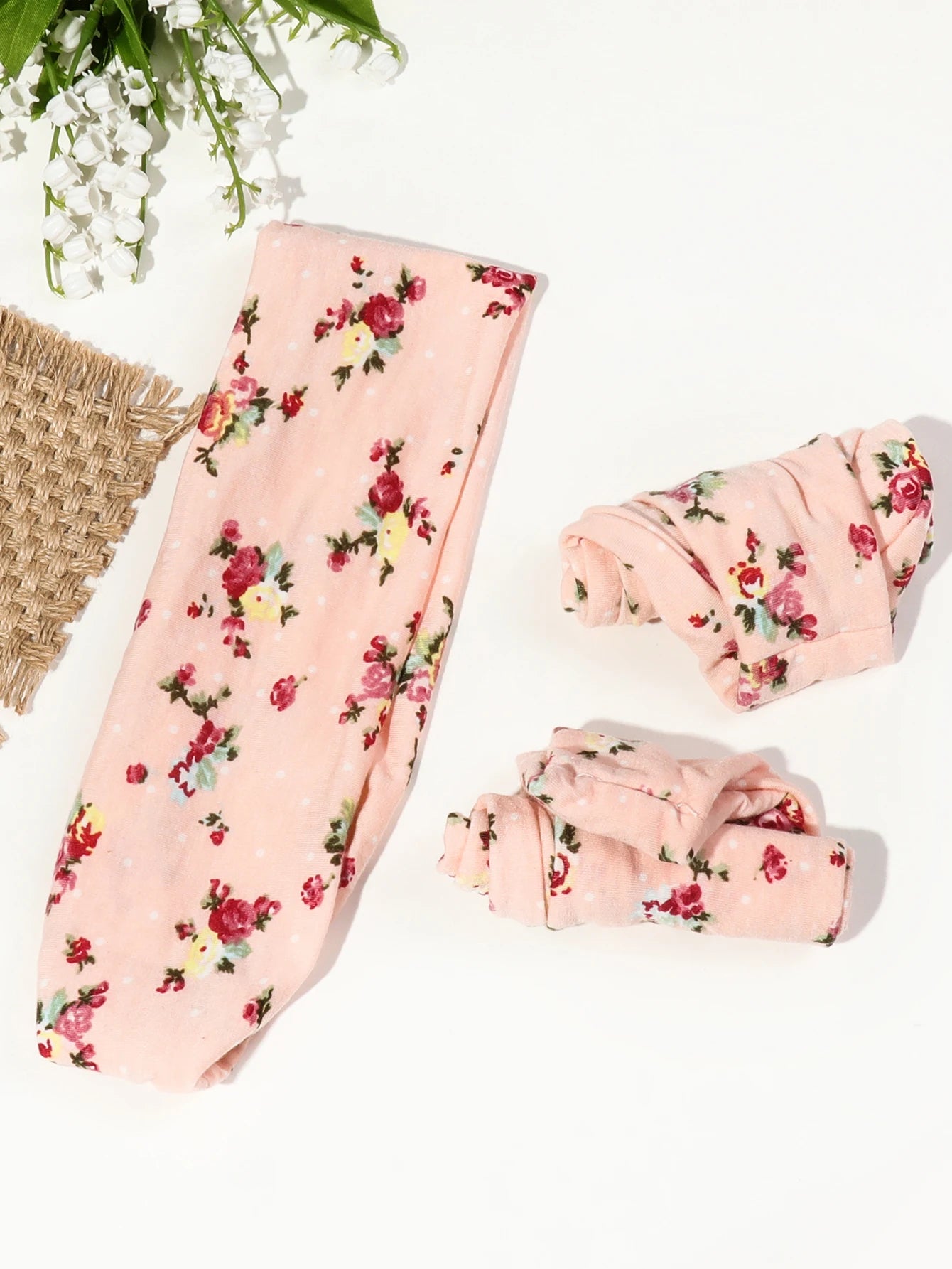 Lot 4 Bandeaux Torsadés